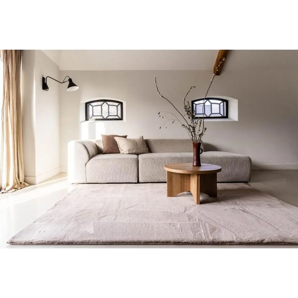 Interieur05 Hoogpolig Vloerkleed Lux Beige - 230 x 160 cm