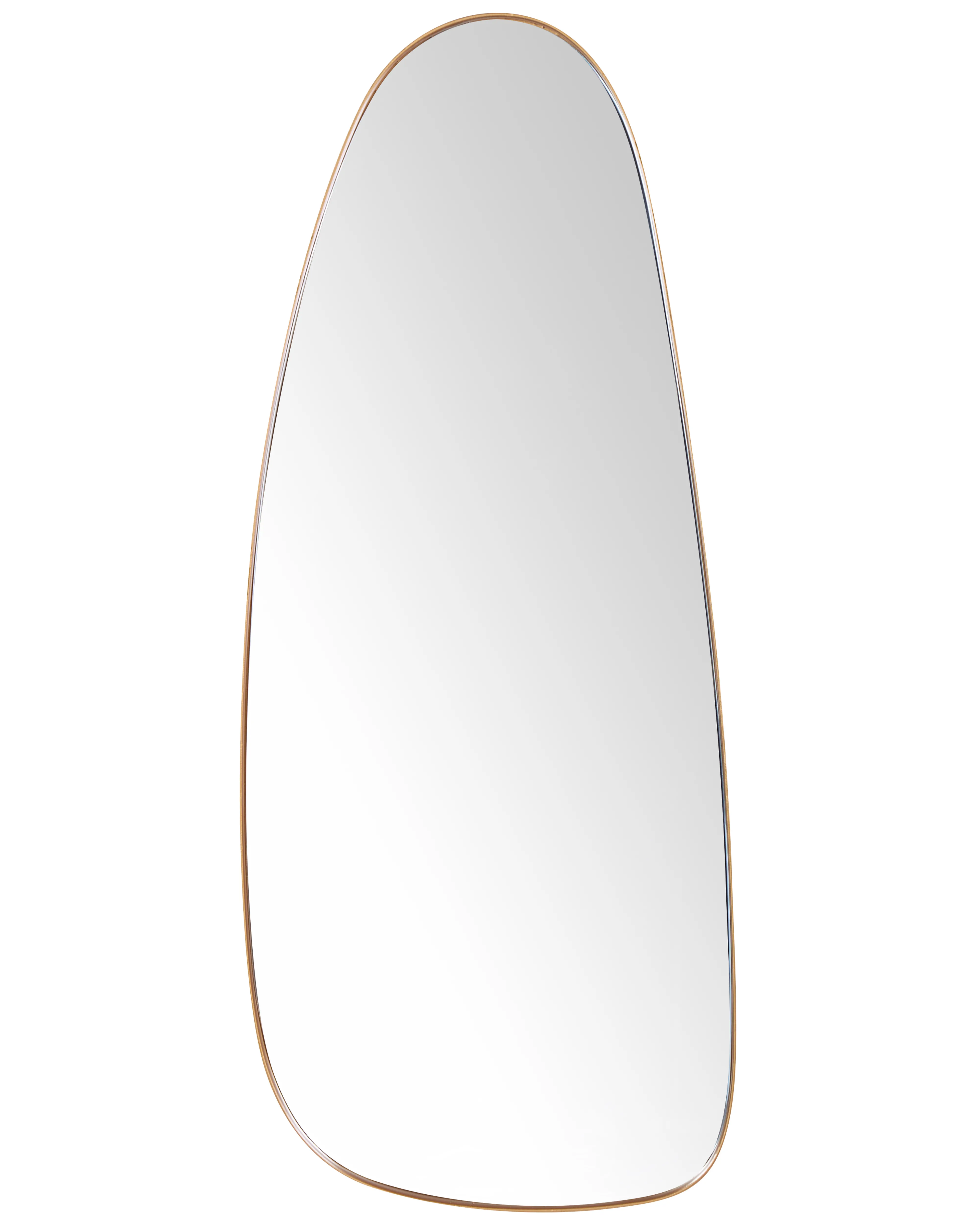 Wandspiegel CERGY 39 cm 95 cm Metaal Goud