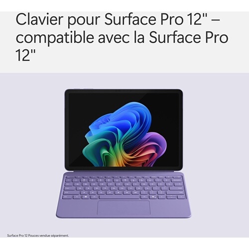 Clavier pour tablette Microsoft Surface Pro 12 pouces - Violet