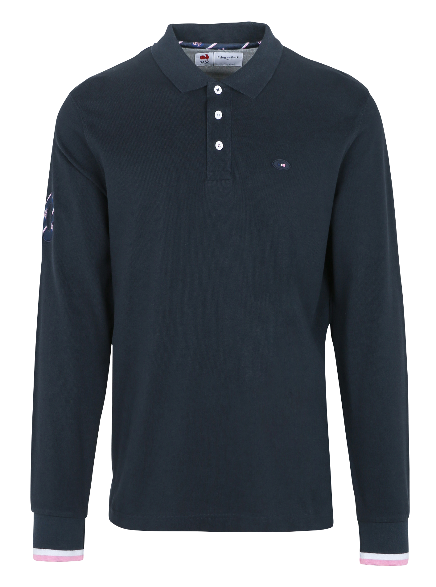 Polo droit en coton | Bleu