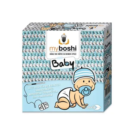 Noris Spiele myboshi Baby Funabashi/lwaki, blau-weiß
