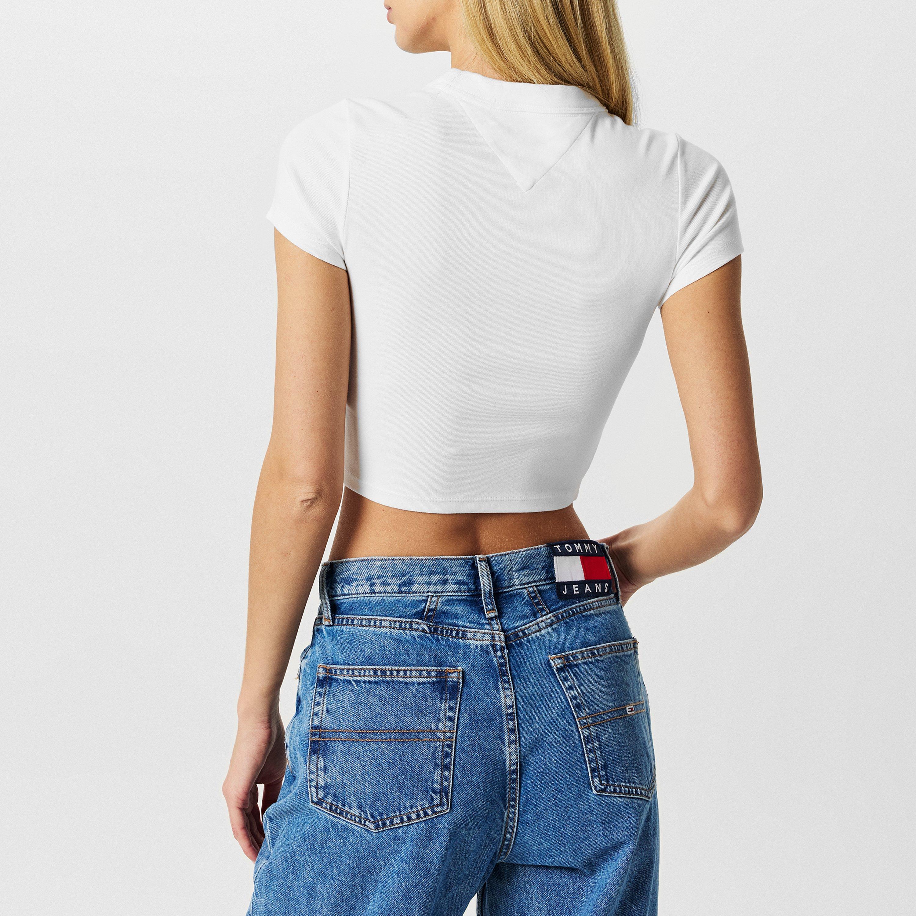 Tommy Jeans TJW SLIM CRP SCRIPT TEE