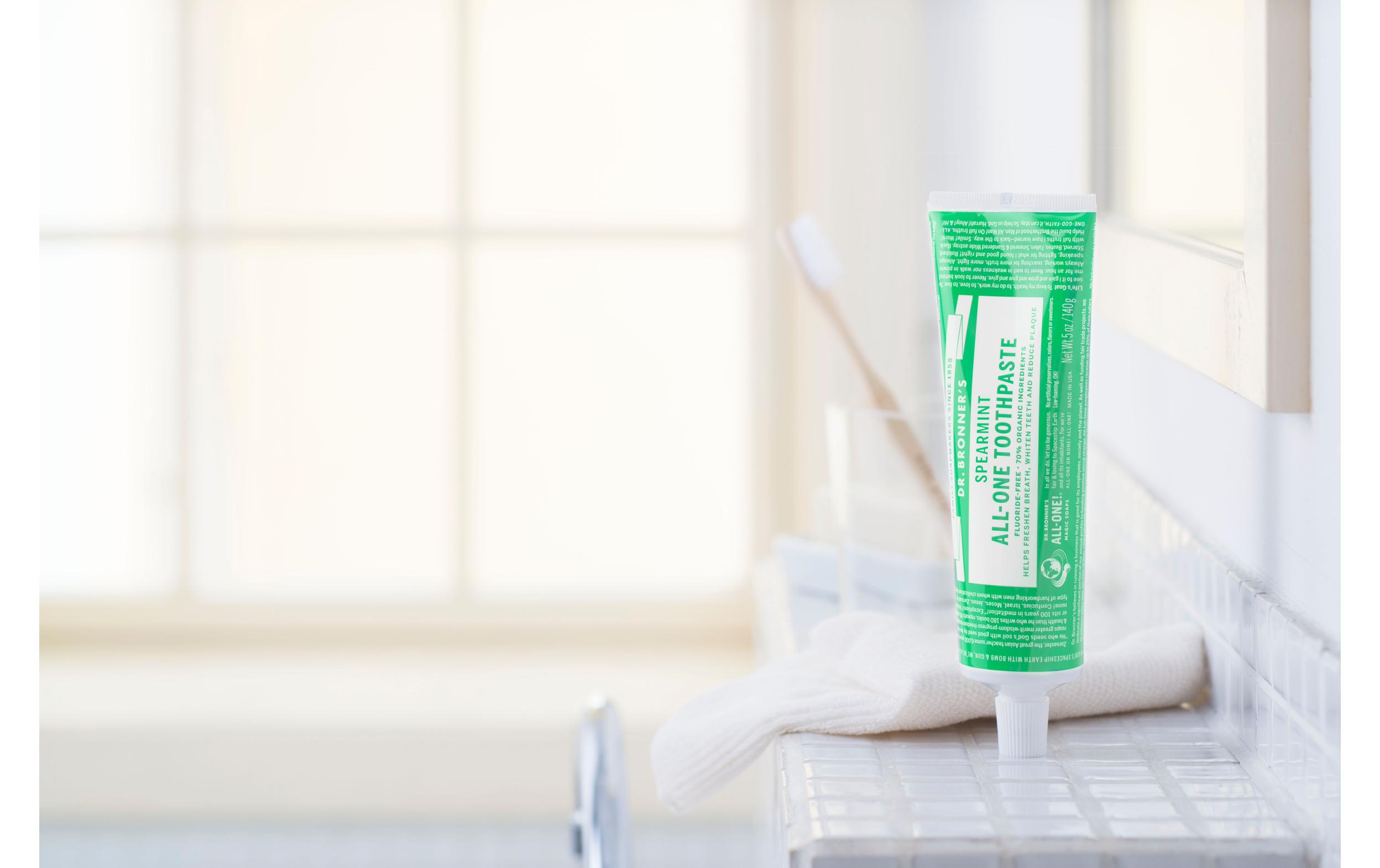 Zahnpasta ALL-ONE Spearmint – fluorfrei 140 gNatürliche, vegane und fluorfreie Zahnpasta