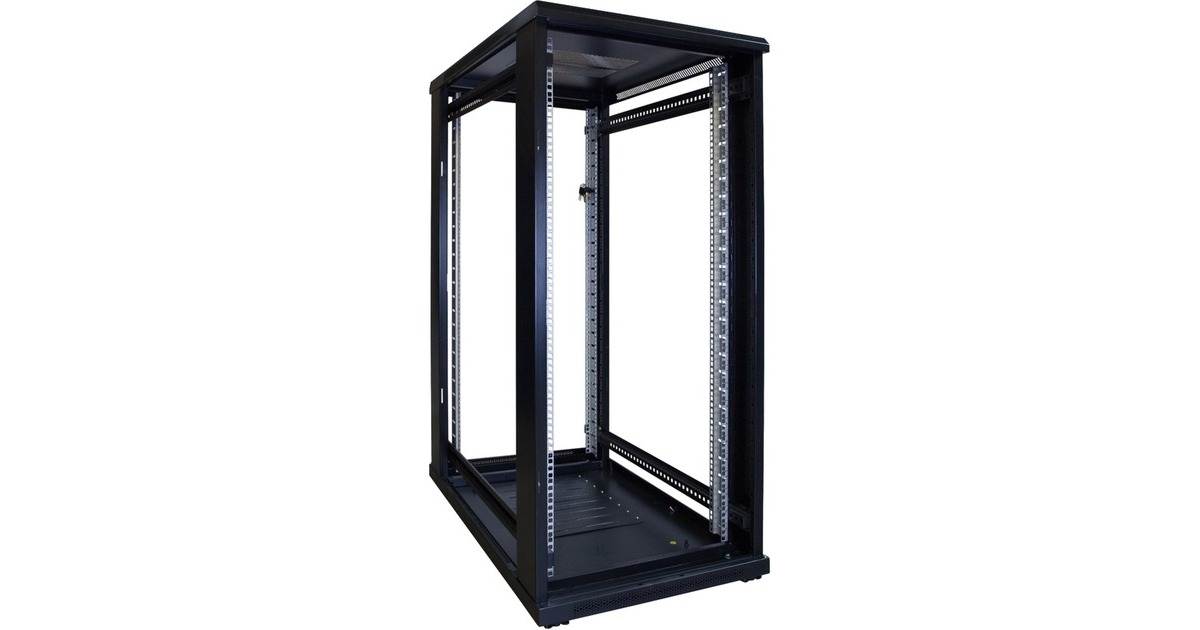 DSI27U serverkast met glazen deur - DS6027 server rack  (Zwart, 600 x 1000 x 1400mm)