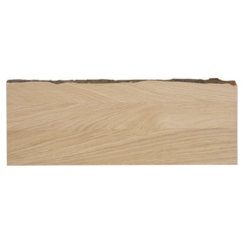 Duraline wandplank eikenfineer met schors 60x23,5 cm 38 mm