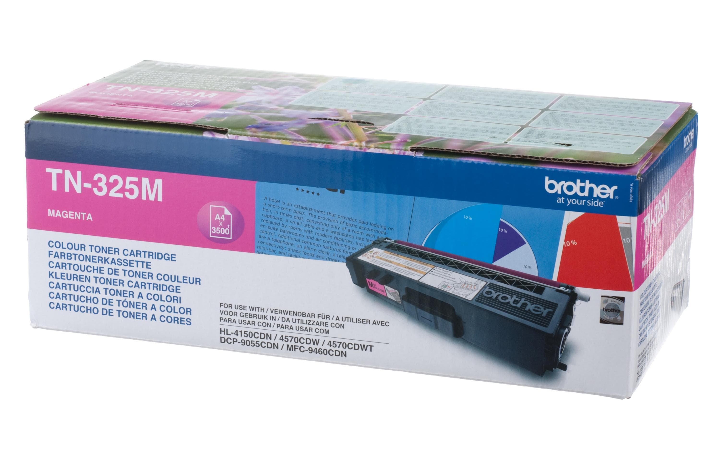 Toner TN325M Magenta<br>Toner, black