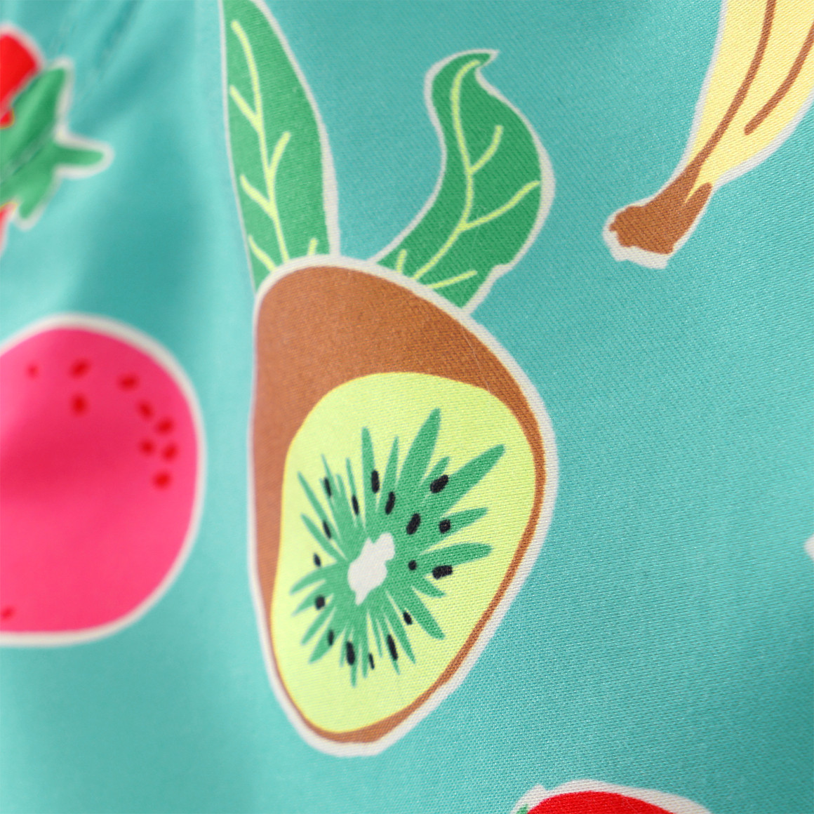 Famy Jungen Badeshorts mit Allover-Print helltürkis
