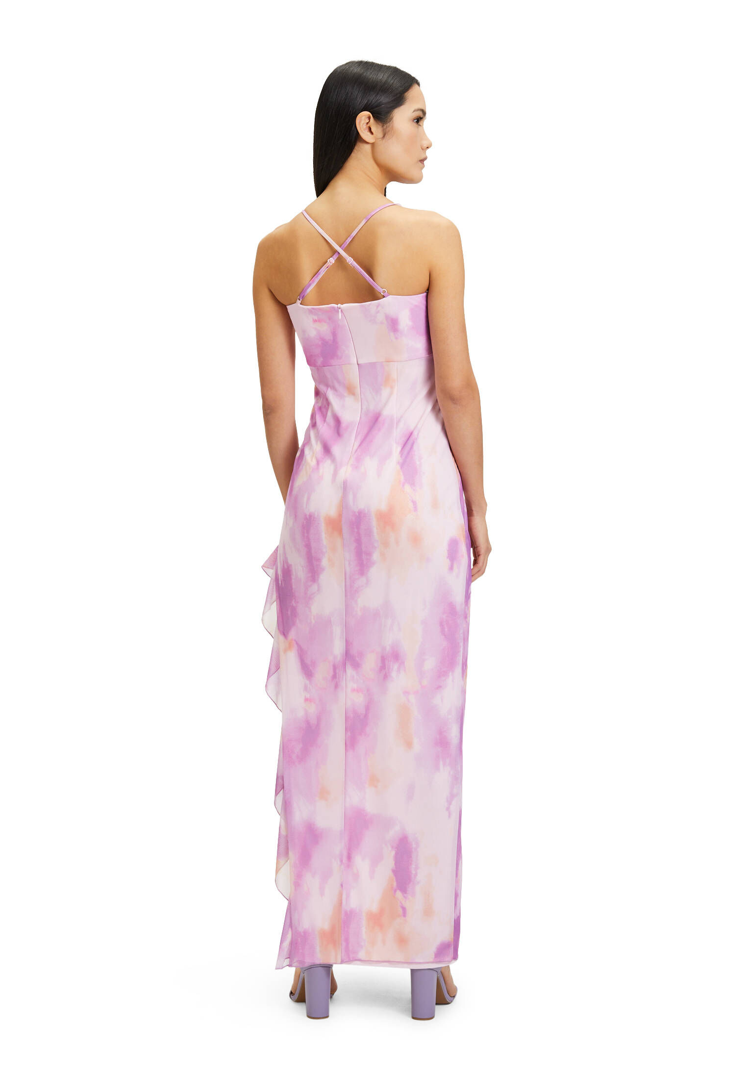 Vera Mont| Damen Abendkleid mit Volant