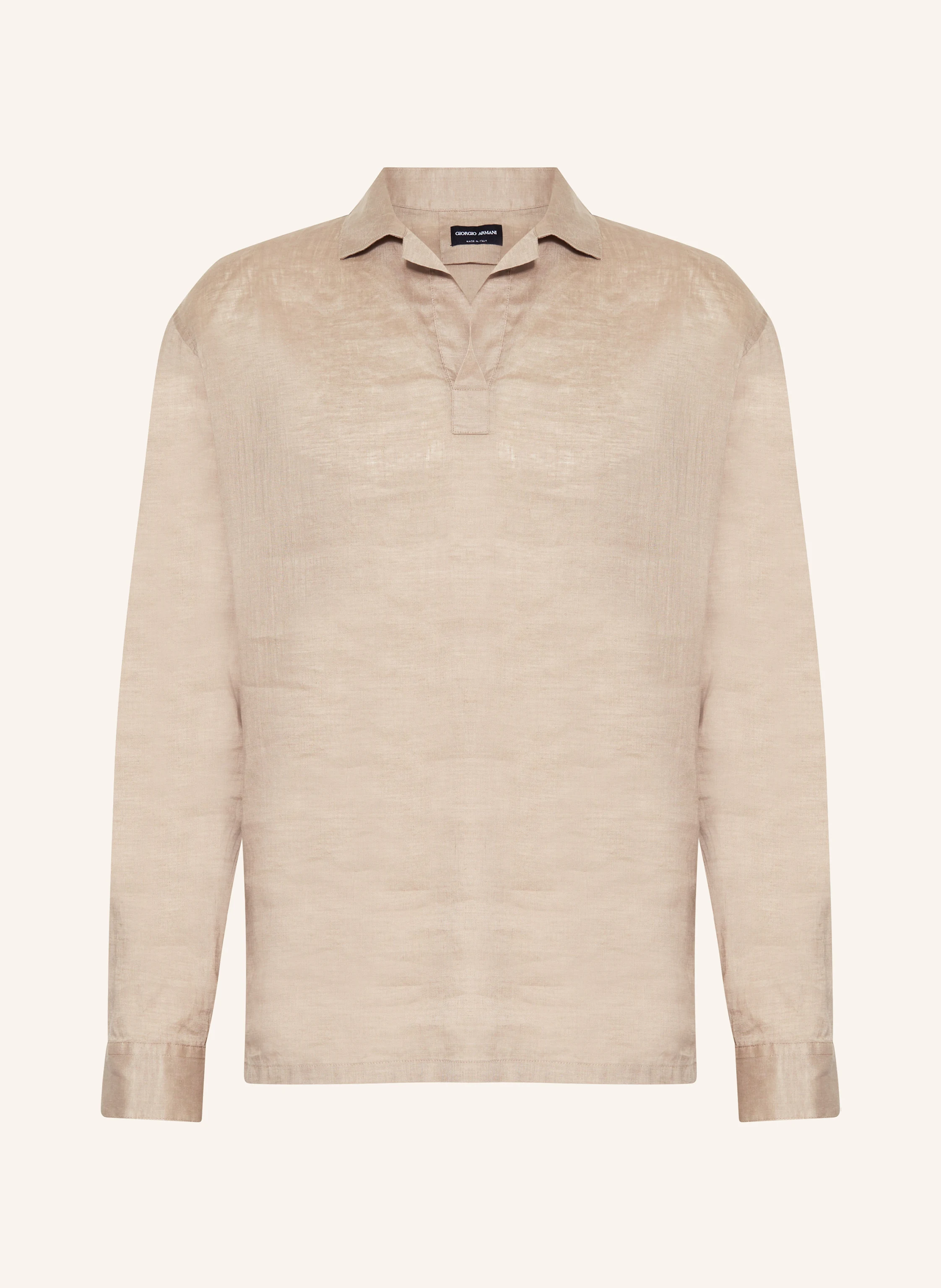 GIORGIO ARMANI Leinenhemd Comfort Fit