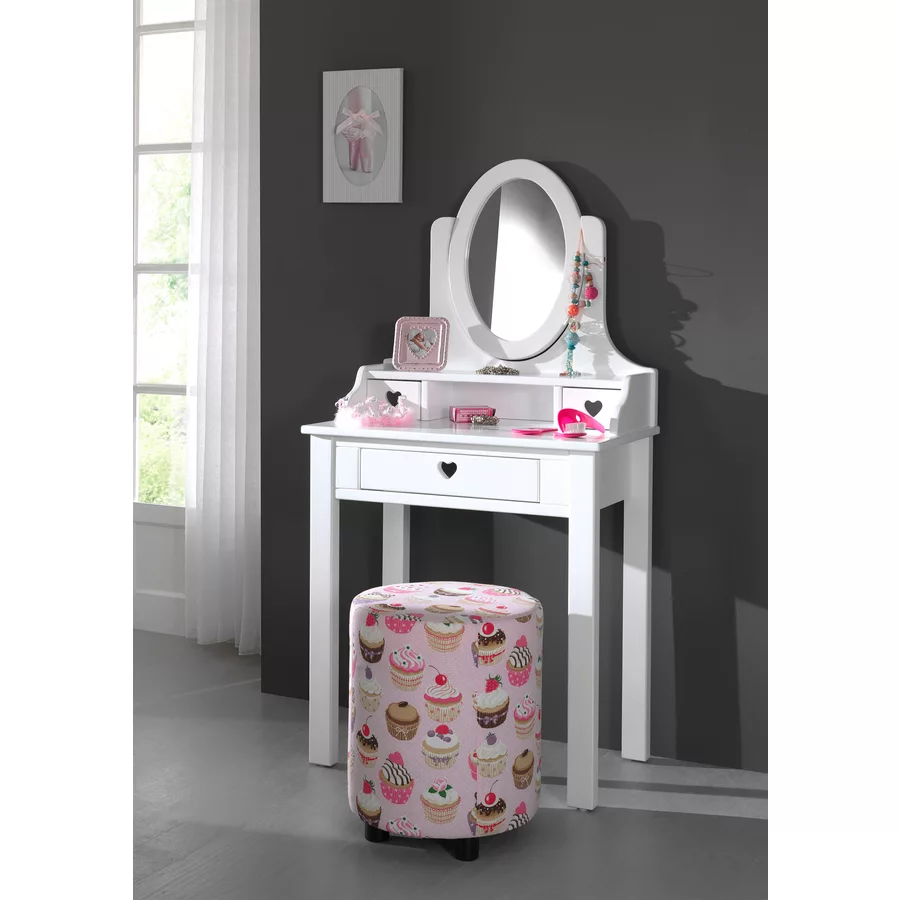 VIPACK Schminktisch Amori mit Spiegel