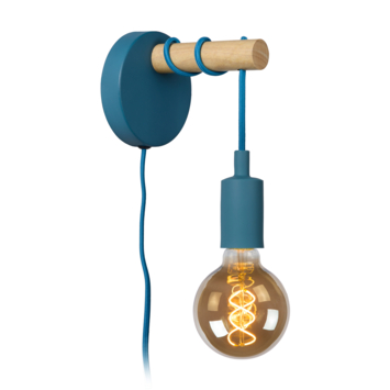 Lucide Paulien Wandlamp Kinderkamer blauw