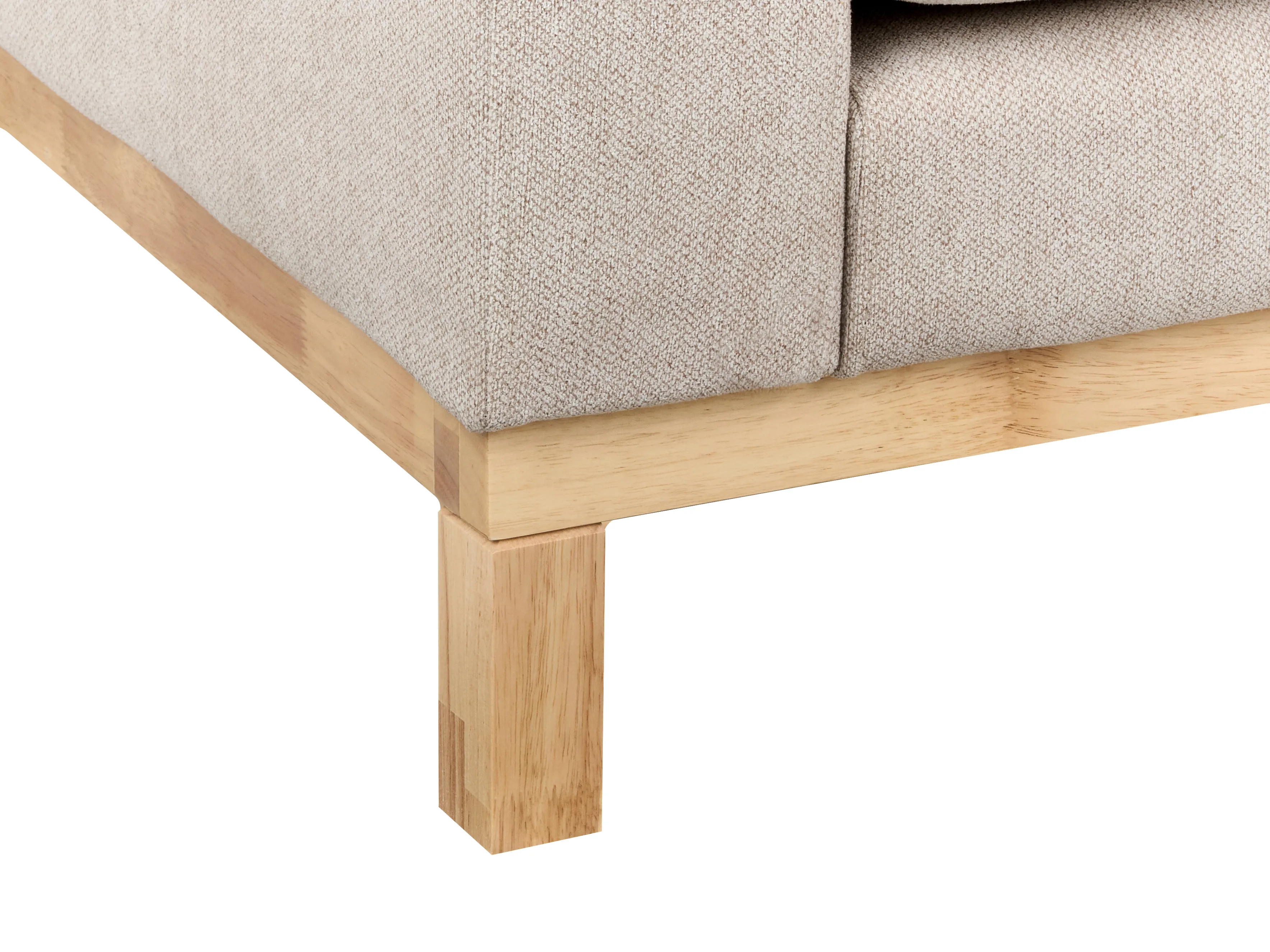 Bank 2-zits SIGGARD Stof Beige