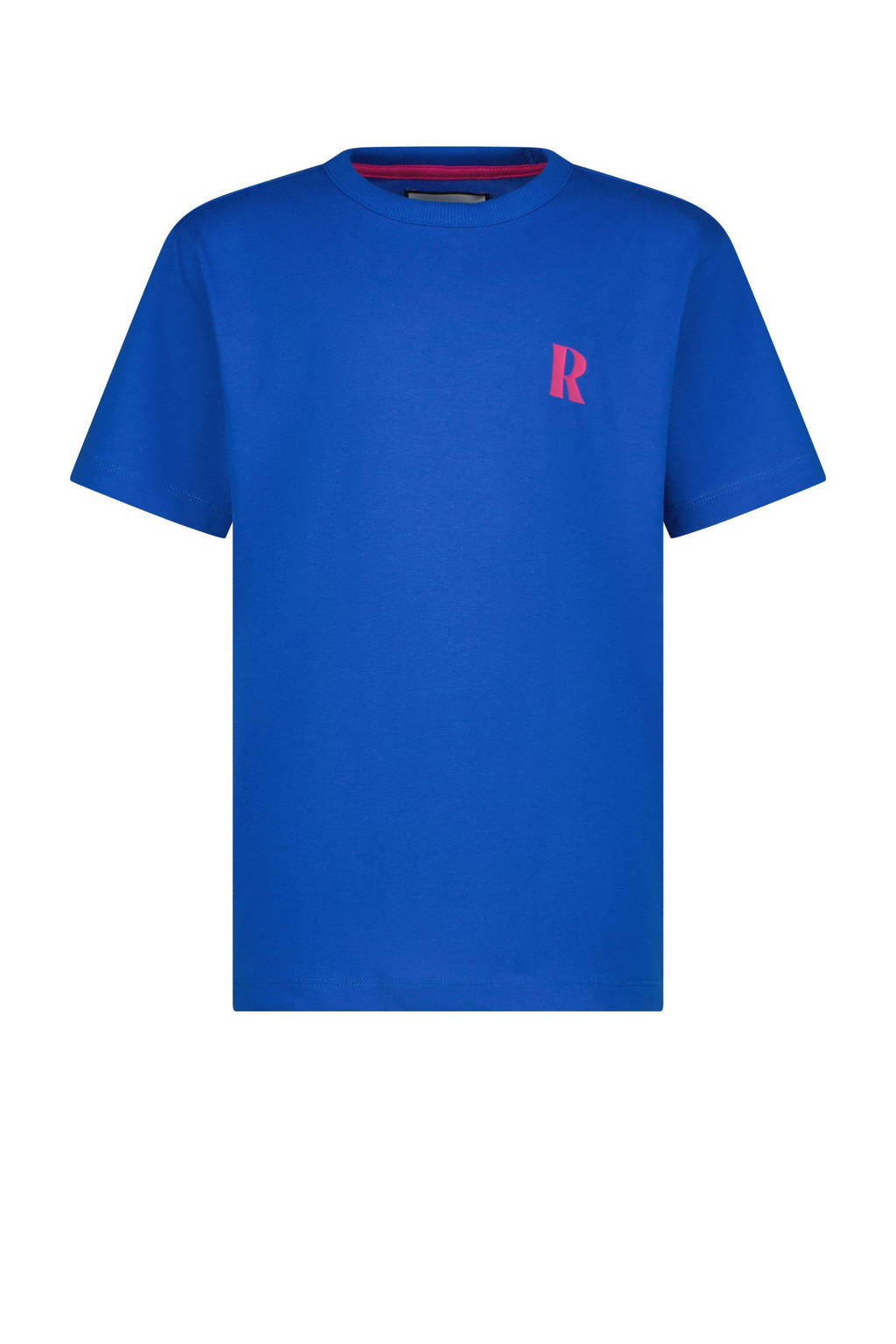 Raizzed T-shirt Safia met backprint kobaltblauw