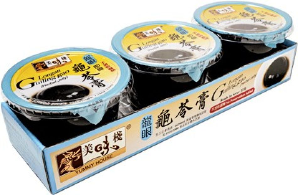Yummy House Guiling Gao Chinese Kruidenjelly Longan Smaak 3x220g