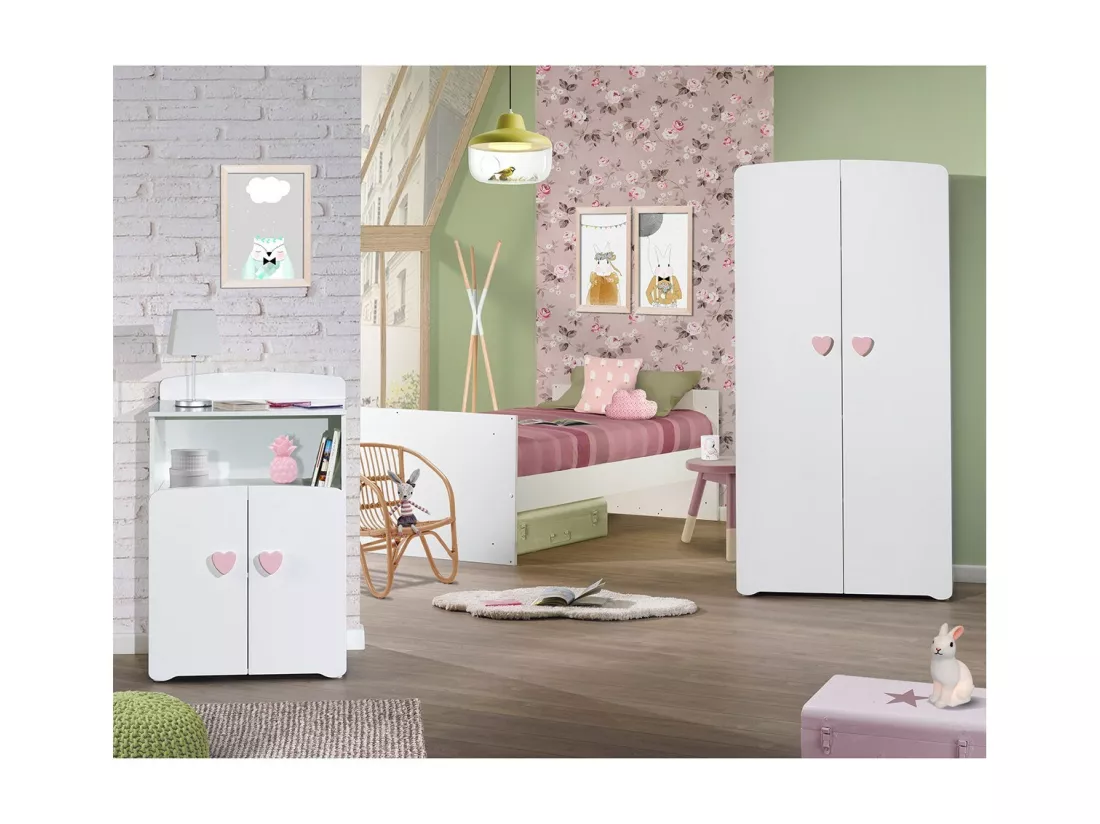 Lit combiné évolutif 120x60 en 90x190