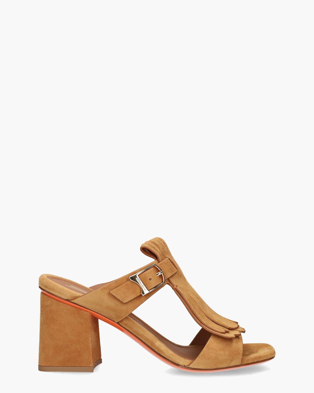 Santoni 70801 Cognac Damessandalen