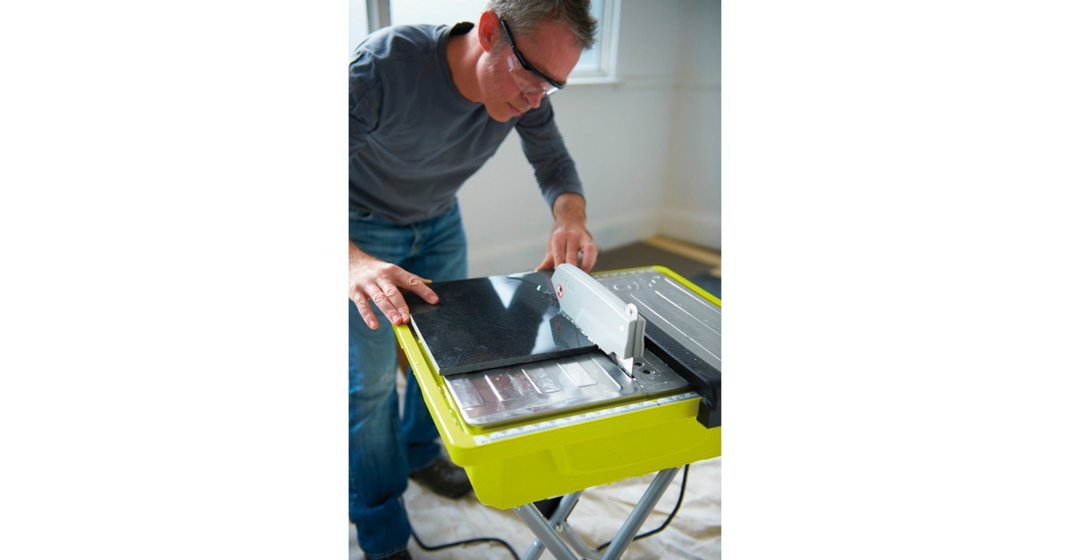 RyobiWS721S tegelsnijder  (Groen/zilver)