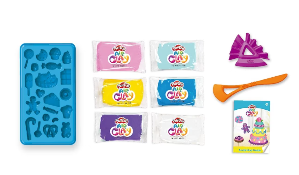 (9-tlg. Set) Air Clay Kinder Knete DIY Modellier Spielzeug (2450.09077) - Süsse Kreationen