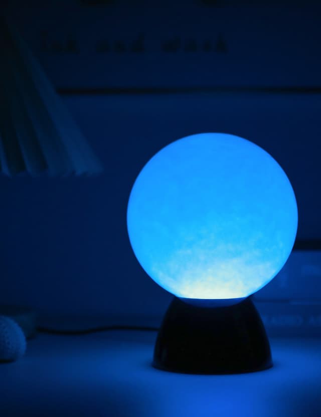 iTotal Nebula-lampe (blå, sort)