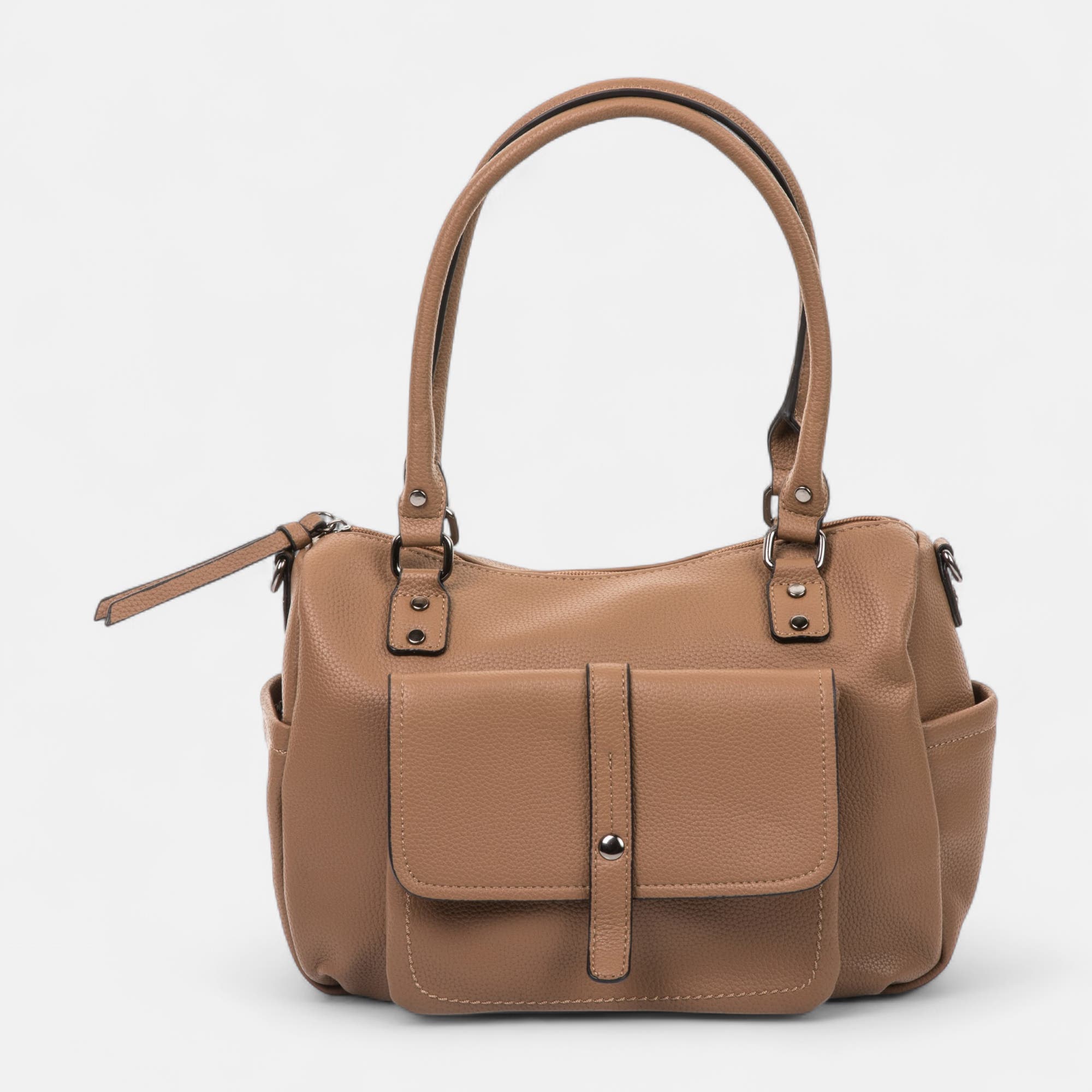 Sac de shopping marron