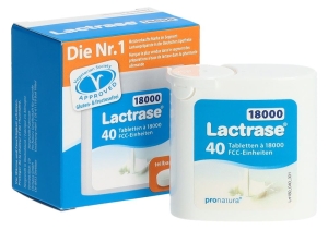Lactrase Tabletten 18000 IE Dispenser, 40 Stück