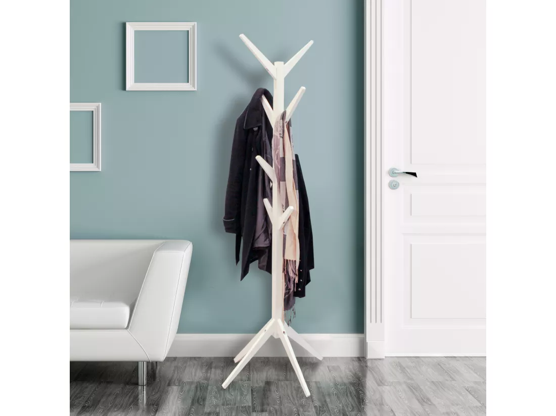 Portemanteau Arbre Blanc 178cm