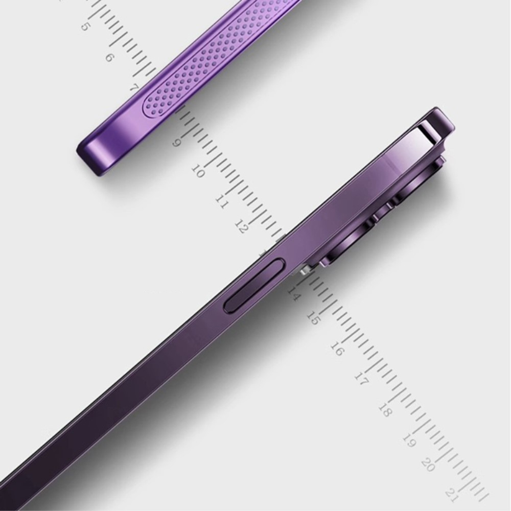 iPhone 15 Hardcase Hülle mit Kameraschutz - Violett