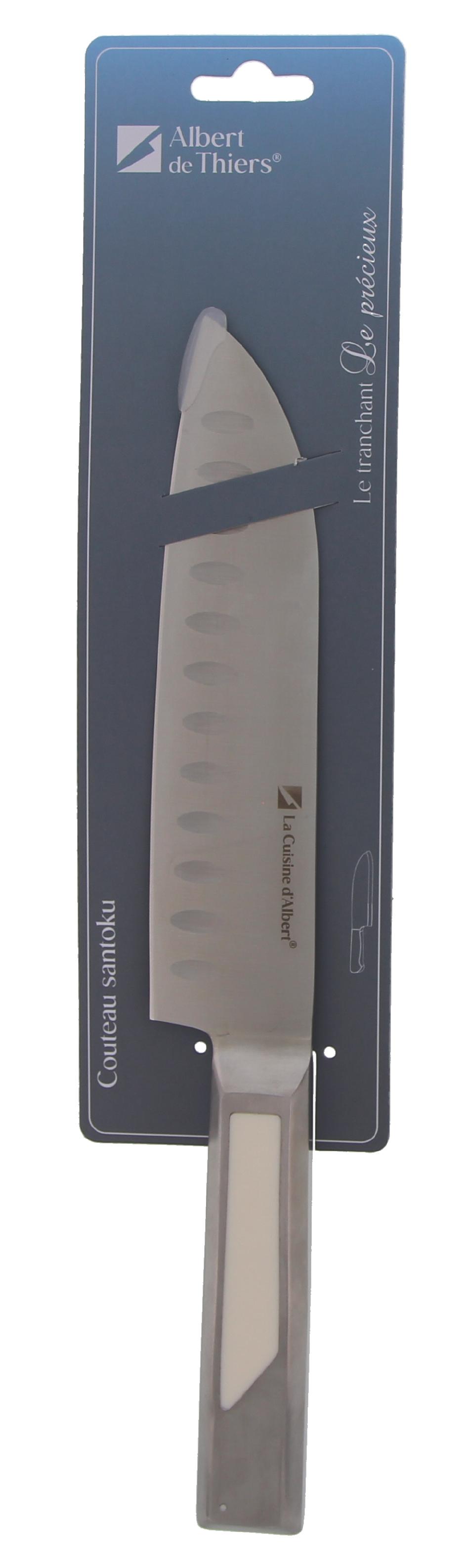 LE PRECIEUX COUTEAU SANTOKU 17CM SUR CARTE