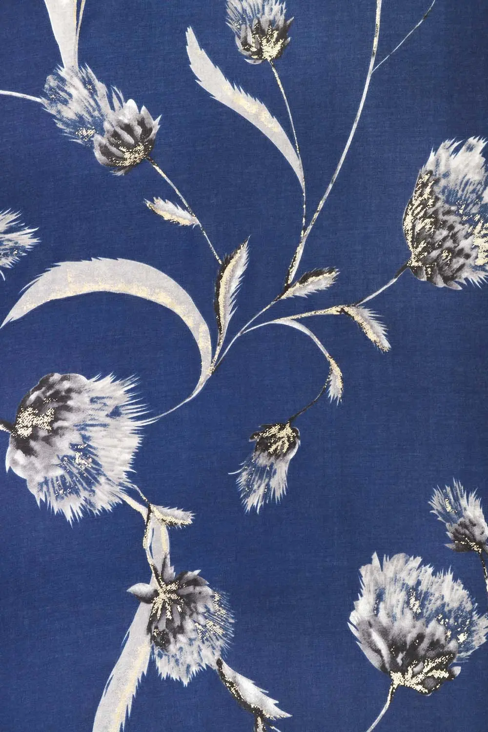 Tuch - Floral Navy