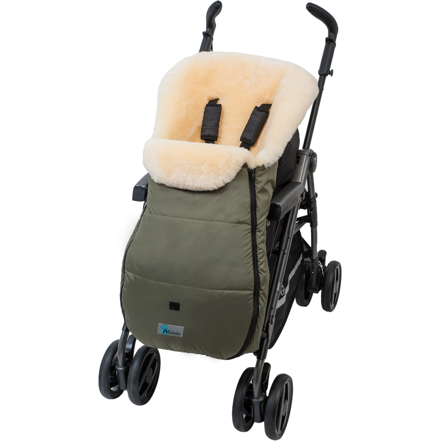 Altabebe Lammfellfußsack für Kinderwagen Nordkap beige