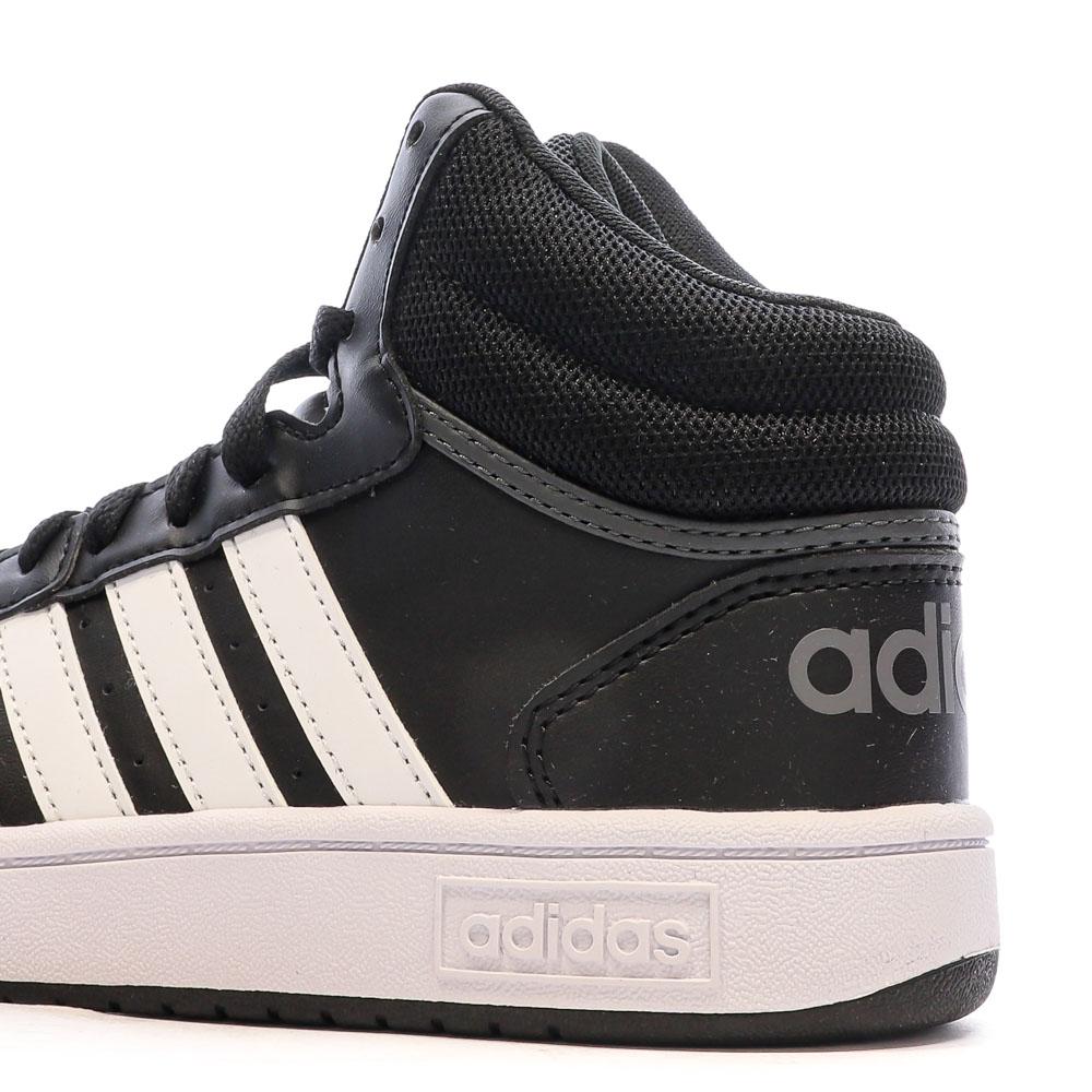 Adidas Baskets Noir Garçon Adidas Hoops 3.0 Mid