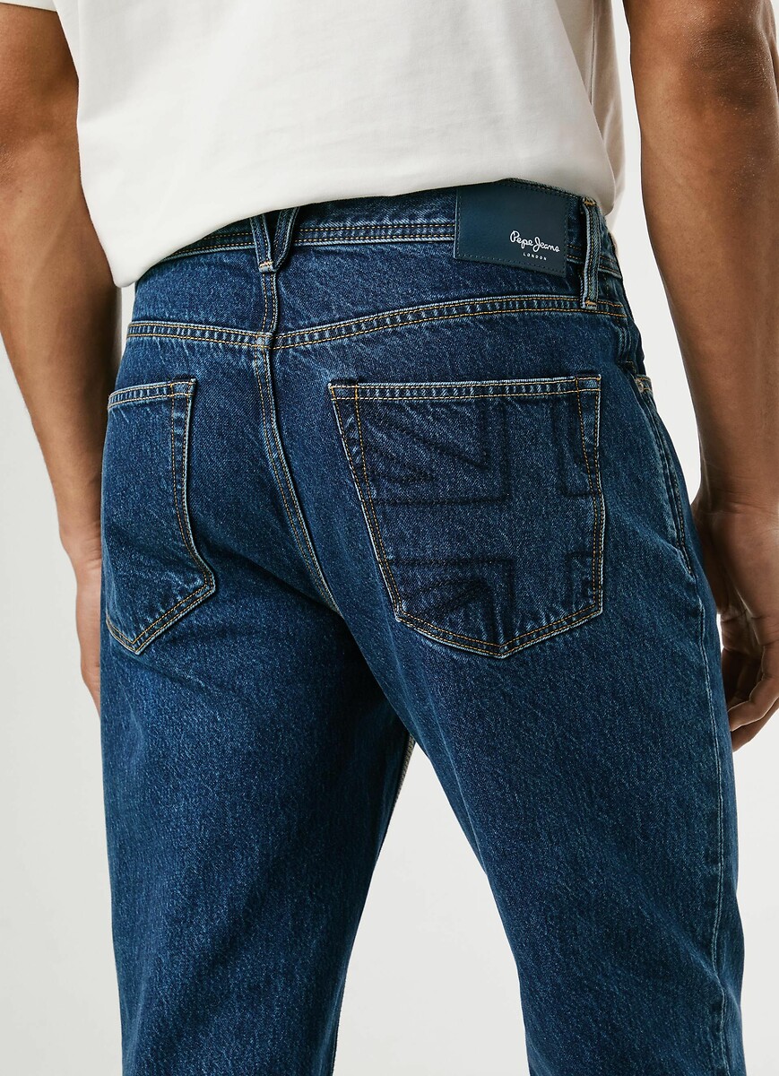 PEPE JEANS<br>Calça jeans reta Byron
