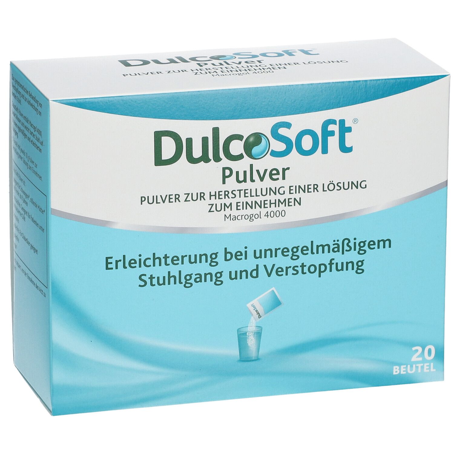 DulcoSoft Pulver Abführmittel bei Verstopfung mit Macrogol
