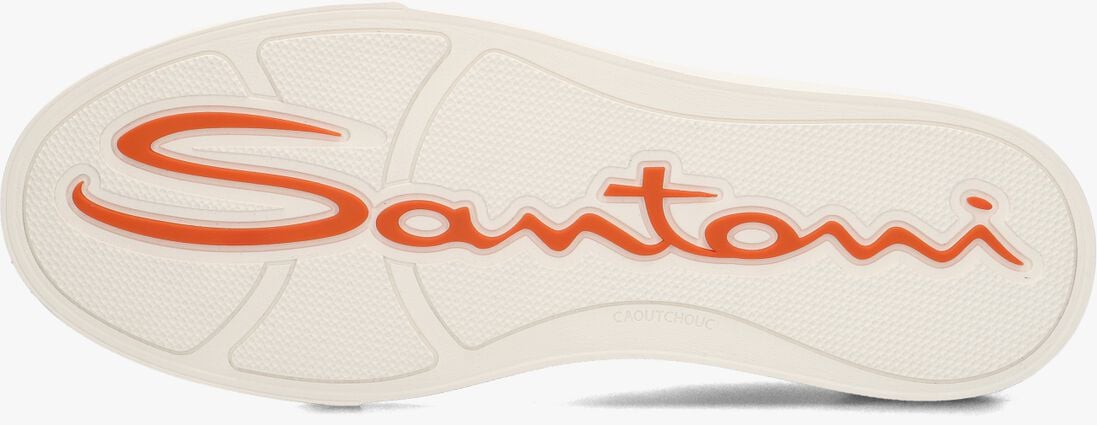 witte santoni lage sneakers 21967