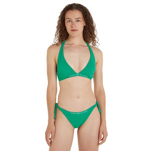 Tommy Hilfiger Triangle Fixed Bikinitop, Olympic Green, L