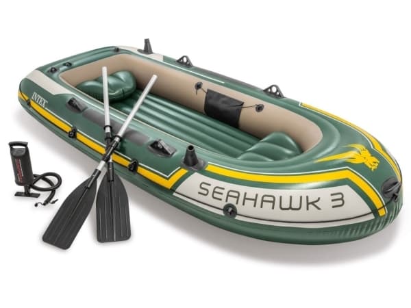 Intex Seahawk 3, Reise / Rekreasjon, Oppblåsbar Båt, Flerfarget, 3 person(er), 360 kg, 1100 W
