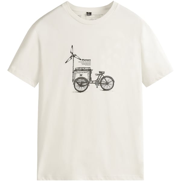 T-shirt PICTURE D&S EOLIX TEE NATURAL WHITE
