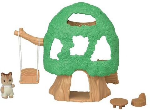 Sylvanian Families - The Hut en Baby Ecureuil Roux - Figuren - Multikleur - Plastic