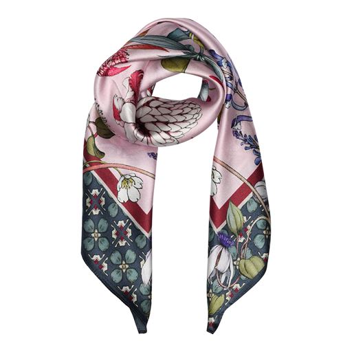 Sneaky Fox Lorena Silk Tørklæde, Granite, One size