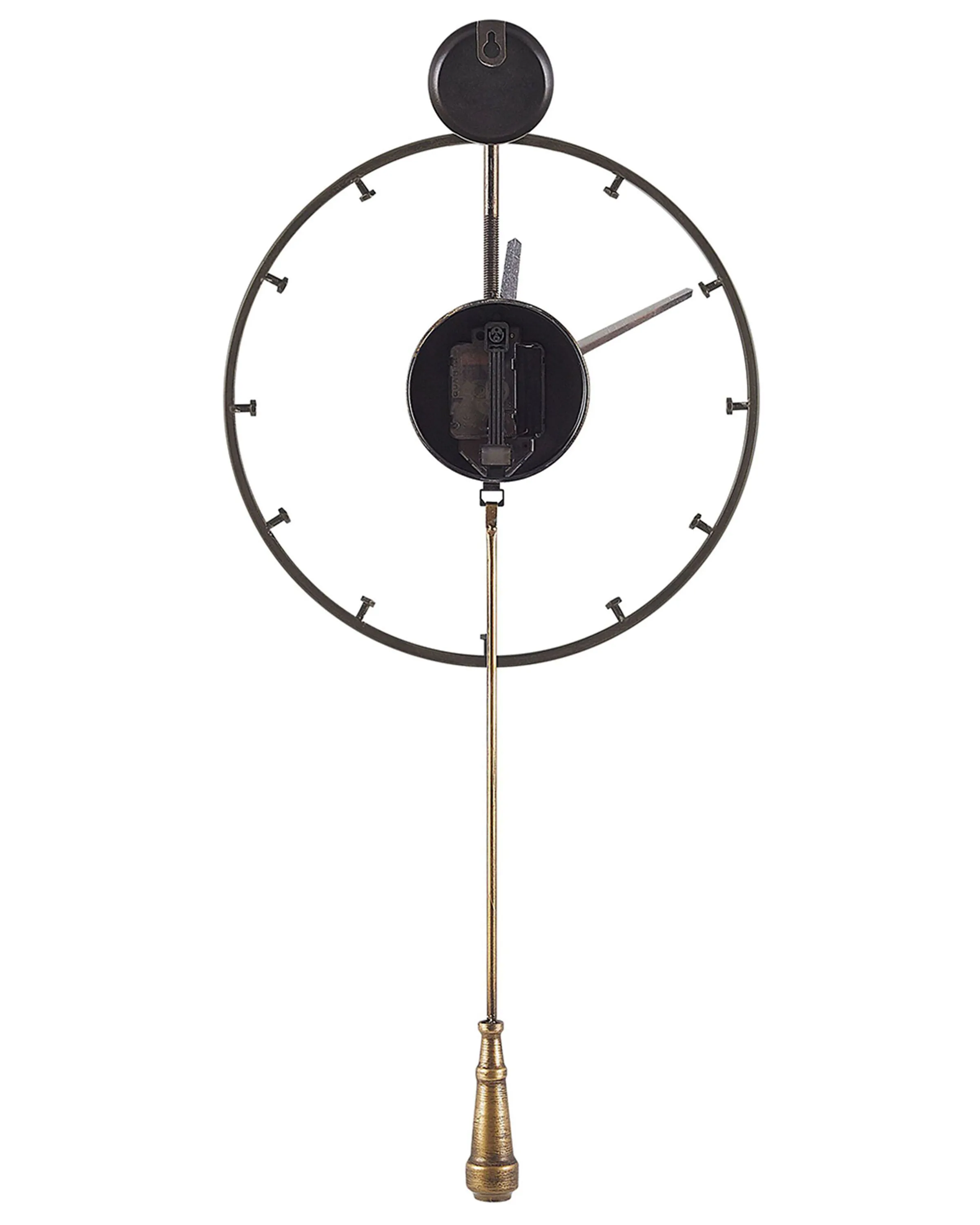 Wandklok EMMEN 31 cm Metaal Goud
