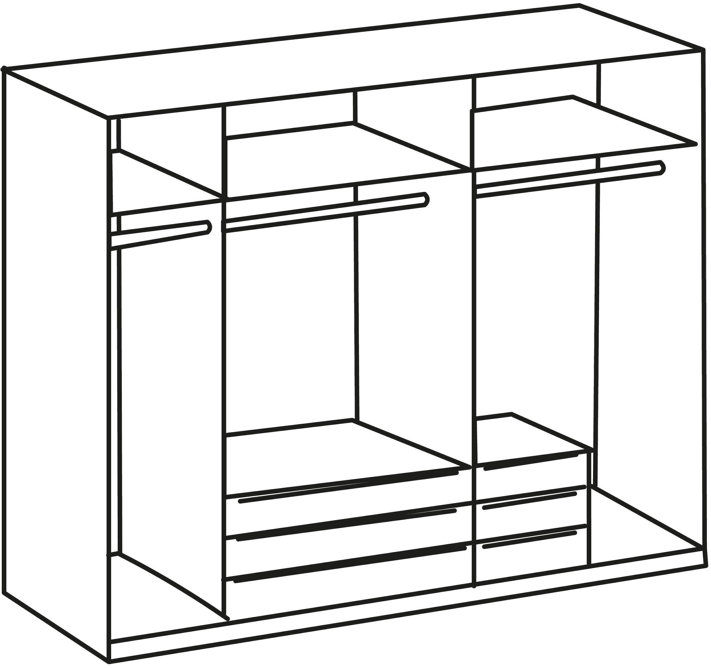 Wimex Komplettschlafzimmer »Gibraltar« 4 Stk. tlg.