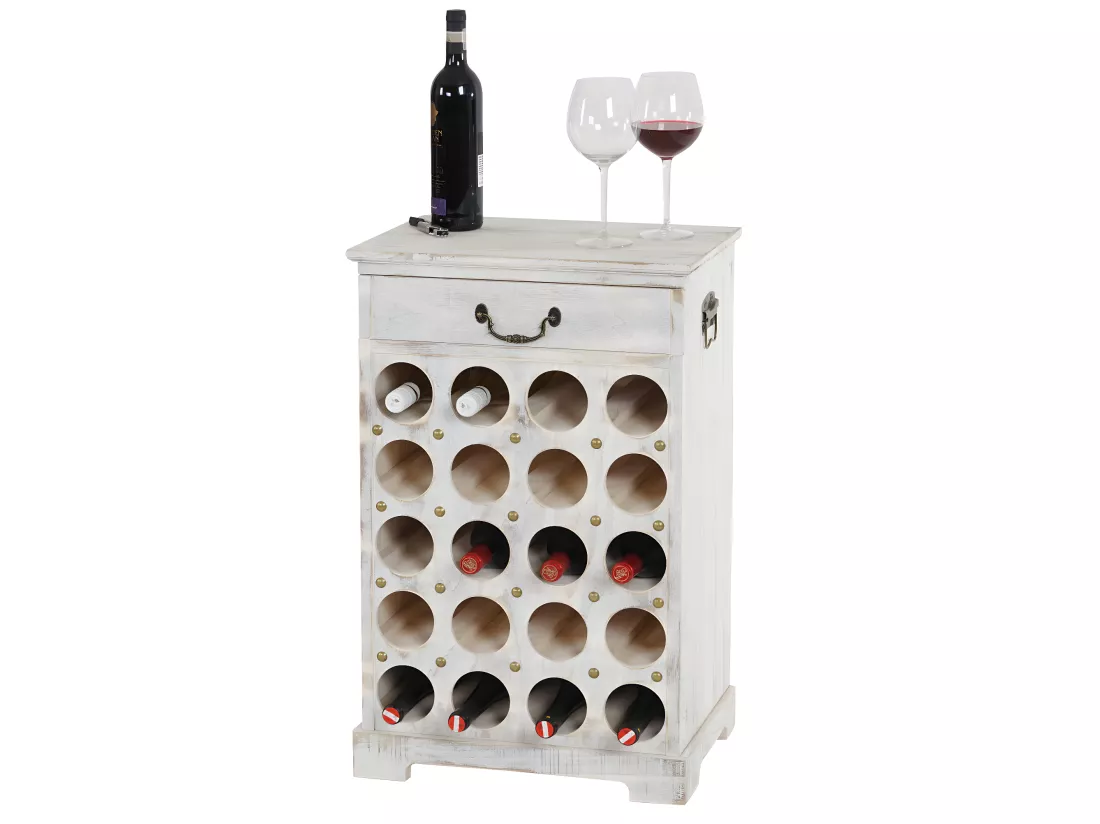 Casier à vin Torre H324, blanc