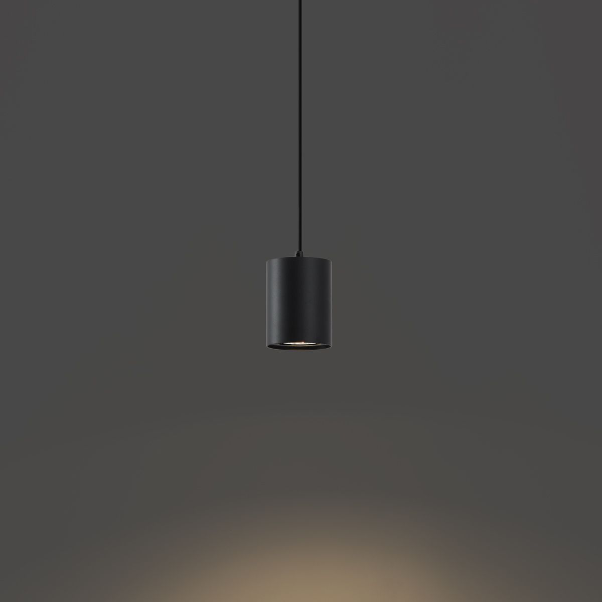 Moderne hanglamp zwart voor railsysteem 1-fase GU10 70mm - Iconic Holt