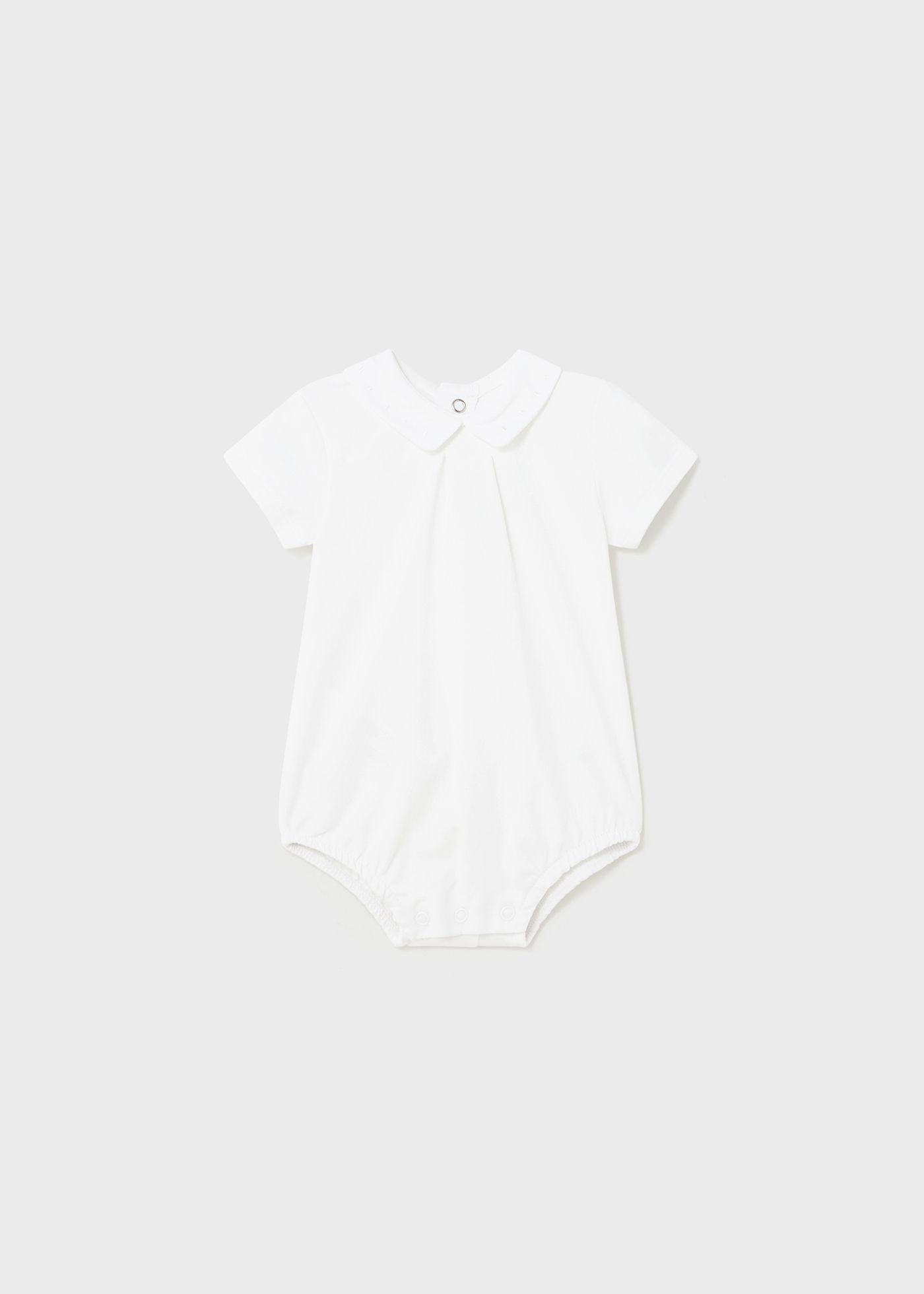 Body de algodão Better Cotton para recém-nascidos (cor natural)