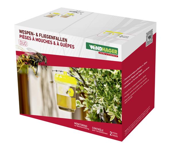 Windhager Wespen- & Fliegenfallen Duo, 2er-Set