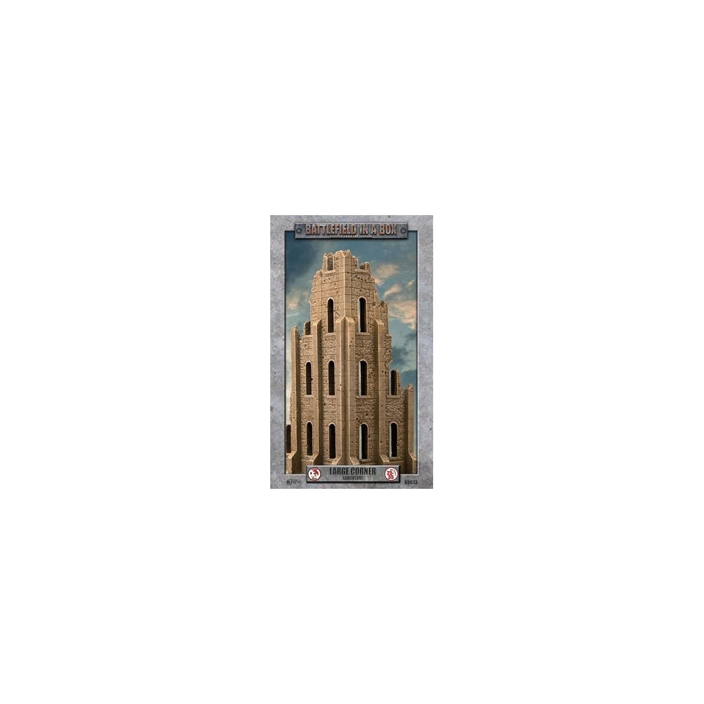 Battlefield in a Box: Sandstone - Large Corner