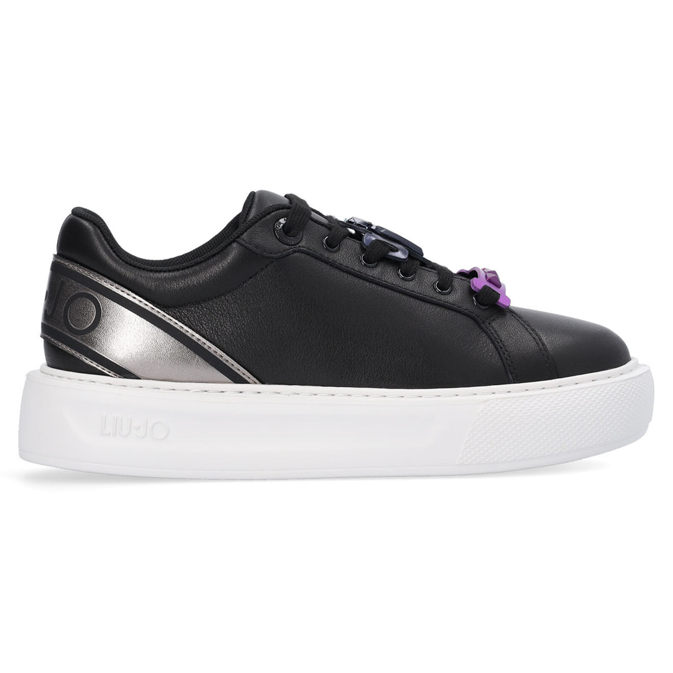 Liu-Jo Sneakers en Cuir Augustine noires