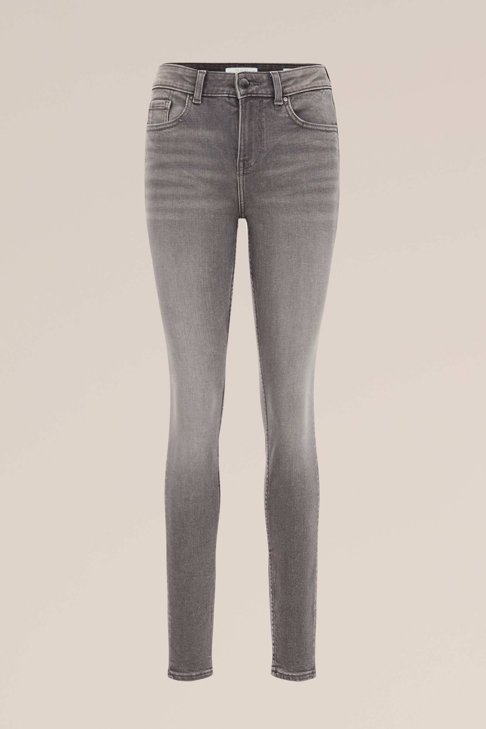 superskinny jeans met superstretch Blue Ridge Lichtgrijs
