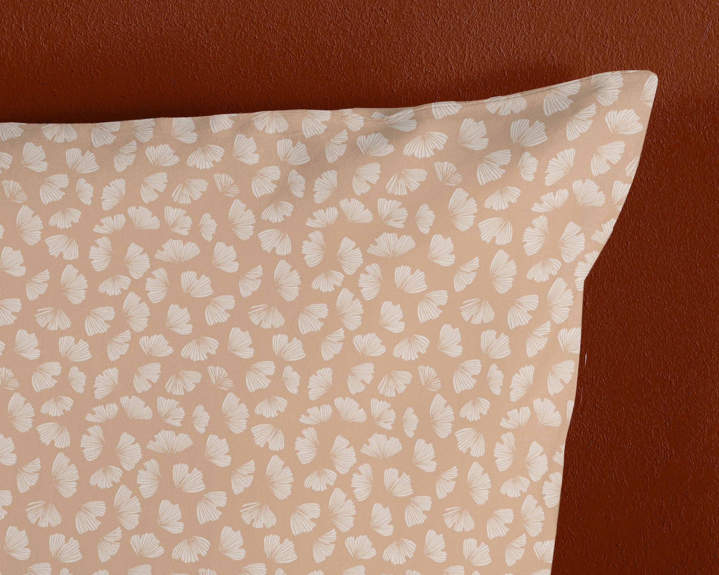 hip Kissenhülle »Quente« Baumwolle, Mako-Satin, 40x80, 1 Stück, Reissverschluss, Sand
