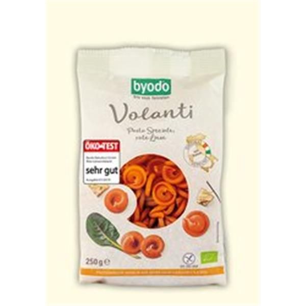Volanti - Massa À Base De Lentilhas Vermelhas Bio Sem Glúten